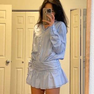 Lioness Light Blue Mini Dress